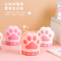 Cat Paw Timer Study Exam Student Child Timer Disciplined Time Manager Kitchen Reminder Alarm Clock