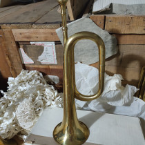 Genuine old goods step number small bugle pure copper assault number 70s musical instrument large assembly number