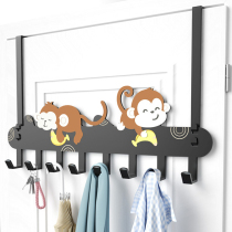 Adhesive hook hanging on the door bedroom non-perforated lengthy door back hanging clothes hook light luxury back hanging hanger clothes hanger