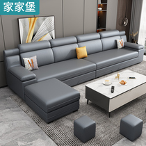 Fabric sofa Living room combination Small apartment Simple modern Italian minimalist suit Technology cloth Nordic latex furniture