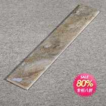 Loulan ceramic tile skirting line quicksand rust rock floor 100X600 QD613947R antique brick