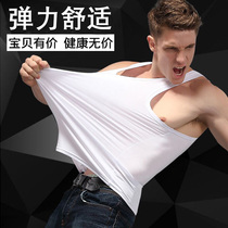 Mens vest Modal cotton incognito tight sports fitness hurdler wear summer fashion cotton underwear base shirt