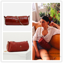 Manu Atelier Cylinder Turkey Arrow Womens Bag Cylinder Shoulder Chain Crossbody Bag Handbag