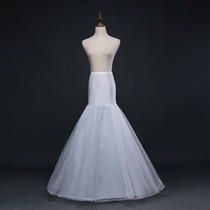 Bride wedding dress dress accessories petticoat A- shaped waist three-dimensional skirt bracing lace fishtail with elastic waist