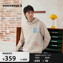CONVERSE Converse Official Coloured Alphabet Catch Suede Hoodie Man Trend Casual Wear 10021090