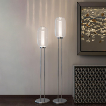 Italys new glass floor lamp Modern simple light luxury creative living room bedroom study model room net celebrity
