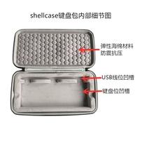 Apply Burnout RealForce87 104108 Keyboard containing protective hard shell pressure-resistant bag glove box