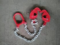 Oil drum pliers chain clamp multi-function lifting clamp two claws chain oil drum lifting pliers 0 5 tons 1 ton
