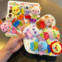 Infant and baby storytelling plush toy newborn baby animal finger puppet comfort doll 0-1-2 years old