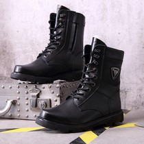Autumn and winter outdoor special forces wool special boots mens cotton shoes high ground boots real leather boots duty boots combat boots