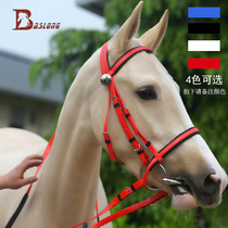 Equestrian horse riding water Le rein nose Malone faucet PVC saddle preparation iron supplies Harness dragon set Eight-foot dragon