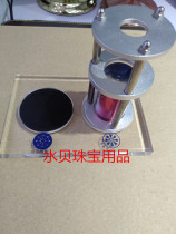 Diamond identification tool eight arrows and eight heart cut glass jewelry magnifying glass