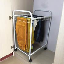 Pants storage artifact multi-layer pants shelf pants clip pants hanger home wardrobe storage pants hanger hanging scarf