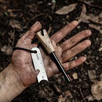 Wild Flint outdoor fire magnesium rod wild survival fire rod waterproof BC magnesium block igniter survival equipment