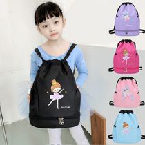 Customized logo childrens dance dance bag Girls large capacity backpack ballet uniform storage special girl