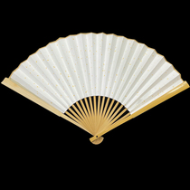 Silk cloth ancient style dance 5 inch 7 inch 95 inch folding fan sprinkled gold fan easy to open and close Chinese style inscription play boutique