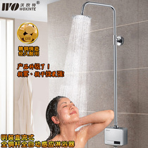 Induction shower Induction shower Surface-mounted battery-mounted bath bathhouse shower top spray 192
