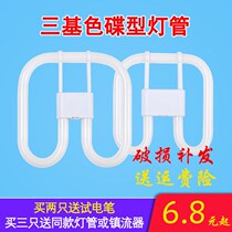 Household ceiling lamp three basic color eye protection 2D21W butterfly tube white light 2d-38W energy-saving lamp ballast