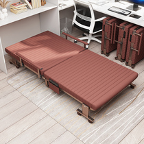 Folding bed single bed nap home simple lunch bed portable double marching bed office recliner escort bed