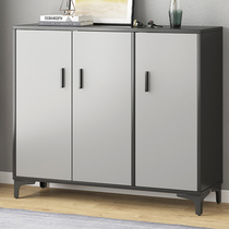 Light luxury shoe cabinet Household door large capacity entrance foyer cabinet Balcony storage locker Multi-function storage shoe rack
