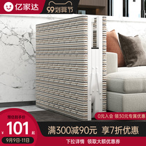 Folding bed single portable marching bed home simple bed lunch break rental house Double 1 2 m nap hard board bed
