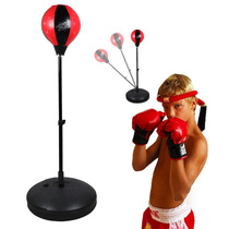 Childrens boxing speed ball gloves set vertical home boy inflatable tumbler childrens sports toys