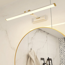 Modern minimalist mirror front light LED bathroom bathroom mirror cabinet light bedroom creative makeup fill light without punching