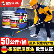 Roof waterproof plugging coating polyurethane leak-proof glue exterior wall roof crack bungalow asphalt material repair King