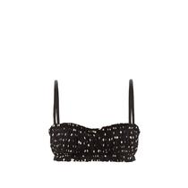 Khaite Indira Pleats Polka Dots Real Silk Bikini Lingerie 2022 New Spring Summer Ladies