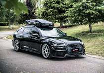 A6allroad dry carbon fiber front lip tail wheel eyebrow side skirt rear lip surround Kabul dads