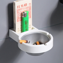 Toilet wall-mounted ashtray creative personality living room wall-mounted cigarette storage rack ashtray toilet ashtray