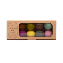 Japanese cat toys Nepalese female craftsmen hand-made non-dyeing wool balls stimulate hunting instinct