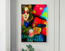 A poster of the 1994 Wong Kar-wai CC in the Chongqing Forest Chungking Express