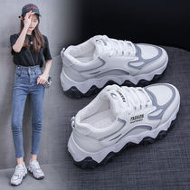 Spring Summer Breathable Mesh Noodles Dancing Shoes Women Soft-bottom Square Dancing Shoes Inner Heightening Ghost Walking Dancing Shoes Sports Fitness Dance Shoes