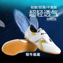 Adult men and women taekwondo shoes for children beginners breathable soft bottom wear-resistant non-slip martial arts training shoes