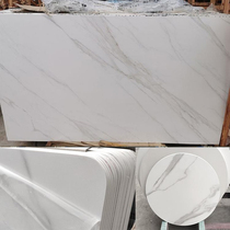 Rock plate desktop custom plate coffee table table table table food cabinet surface TV cabinet surface bright side cabinet surface Stone