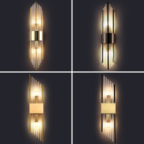 Nordic living room lamp light luxury crystal TV background wall lamp bedroom staircase aisle creative decoration bedside lamp