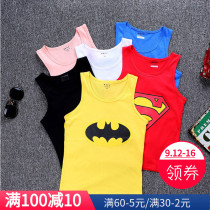 Childrens clothing summer boys vest 3-5 years old children sleeveless T-shirt 6 I shirt 7 children 8 years old 9 cotton 11 clothes