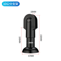 Toilet Toilet Partition Five Gold Accessories Toilet Washroom Separator Support Feet Support Feet stand upright post