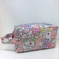 Cute Cartoon Soft-girl Hand Makeup Bag Travel Teenage Girl Portable Student Large Capacity Pen Bag Wash Bag Cashier Bag