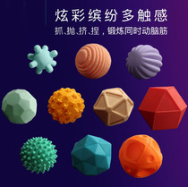 Bainsch baby molars silicone full soft rattles infant Manhattan hand grip ball toys Mols puzzle New