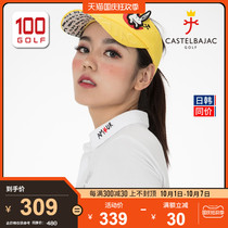 Castelbajac (French C card) golf hat art print fashion womens hat sports topless hat