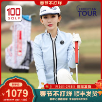EuropeanTour European Tour Golf Clothing Women's Windbreaker Fall Winter Windproof Coat Sports Jacket