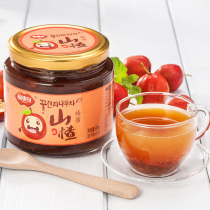 Hawthorn honey tea soaking water and drinking drinking pure hand-made homemade canned milk tea shop special Korean honey grapefruit tea jam