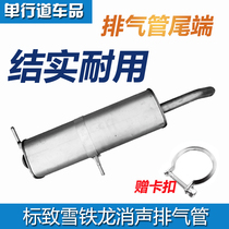 Adapting Peugeot 307 206 207 Citroen Sega C2 exhaust pipe tail section muffler tail silencer