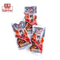 (Lifeng Food) Original Duck Tongue 500g Leisure Snacks Cooked Duck Tongue Deli Snacks