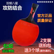 Table tennis racket 2 Beginner table table tennis paddles children professional training single shot