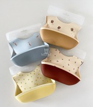 Little-home on the road Danish konges slojd childrens new silicone rice pocket 2 pieces of new color