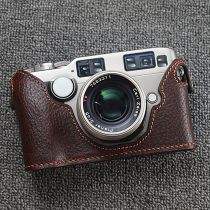 (Funper) Kangtaishi G2 handmade camera holster leather bag half set base cowhide bag customization