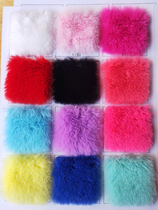 Faux rabbit fur fabric thick plush cloth plush white counter display background cloth clothing scarf